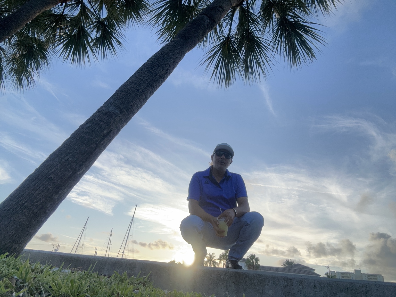 Abdullah Elsokary at the marina